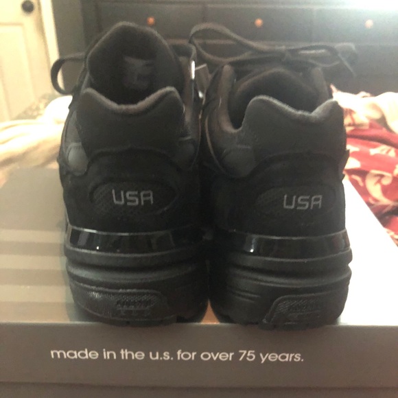 NEW BALANCE 992  TRIPLE BLACK - BRAND NEW!! - Picture 5 of 8